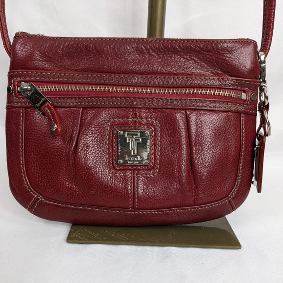 Tignanello | Bags | Tignanello Red Leather Purse | Poshmark